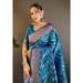 Picture of Fascinating Silk Teal Saree