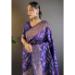 Picture of Sightly Silk Dark Slate Blue Saree