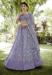 Picture of Wonderful Georgette & Net Dark Grey Lehenga Choli