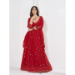 Picture of Bewitching Georgette Crimson Lehenga Choli