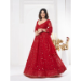 Picture of Bewitching Georgette Crimson Lehenga Choli