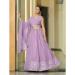 Picture of Ravishing Georgette & Net Plum Lehenga Choli