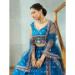 Picture of Good Looking Georgette & Net Teal Lehenga Choli