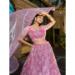 Picture of Pleasing Georgette & Net Rosy Brown Lehenga Choli