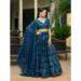 Picture of Gorgeous Georgette & Net Navy Blue Lehenga Choli