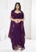 Picture of Exquisite Georgette Purple Lehenga Choli