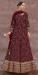 Picture of Gorgeous Georgette Maroon Anarkali Salwar Kameez