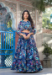 Picture of Georgette Midnight Blue Readymade Lehenga Choli