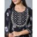 Picture of Rayon & Cotton Dark Slate Grey Readymade Salwar Kameez