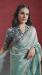 Picture of Crepe & Georgette & Silk Medium Sea Green Saree