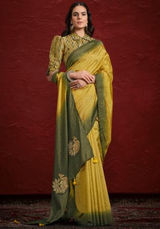 Picture of Delightful Crepe & Georgette & Silk Peru Saree