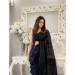 Picture of Grand Georgette Black Saree