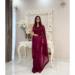 Picture of Comely Georgette Maroon Saree