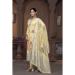 Picture of Organza Lemon Chiffon Straight Cut Salwar Kameez