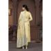 Picture of Organza Lemon Chiffon Straight Cut Salwar Kameez