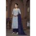 Picture of Rayon Light Slate Grey Straight Cut Salwar Kameez