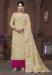 Picture of Fascinating Rayon Tan Straight Cut Salwar Kameez