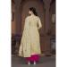 Picture of Fascinating Rayon Tan Straight Cut Salwar Kameez