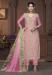 Picture of Bewitching Cotton Light Pink Straight Cut Salwar Kameez