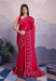 Picture of Shapely Chiffon Crimson Saree