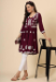 Picture of Nice Rayon Maroon Kurtis & Tunic