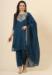 Picture of Comely Silk Midnight Blue Readymade Salwar Kameez