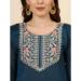 Picture of Comely Silk Midnight Blue Readymade Salwar Kameez