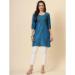 Picture of Stunning Cotton Steel Blue Kurtis & Tunic