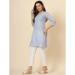 Picture of Amazing Cotton Light Steel Blue Kurtis & Tunic