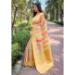 Picture of Marvelous Organza Pale Golden Rod Saree