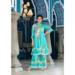 Picture of Beautiful Chiffon Turquoise Kurtis & Tunic