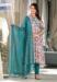 Picture of Georgette & Silk Light Slate Grey Readymade Salwar Kameez