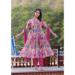 Picture of Georgette & Silk Slate Grey Readymade Salwar Kameez