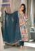 Picture of Georgette & Silk Light Slate Grey Readymade Salwar Kameez