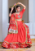 Picture of Alluring Rayon Tomato Lehenga Choli