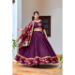 Picture of Bewitching Rayon Purple Lehenga Choli