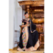 Picture of Comely Rayon Black Lehenga Choli