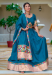 Picture of Stunning Rayon Teal Lehenga Choli