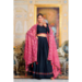 Picture of Comely Rayon Black Lehenga Choli