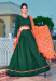 Picture of Statuesque Rayon Dark Green Lehenga Choli