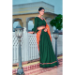 Picture of Statuesque Rayon Dark Green Lehenga Choli