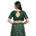 Picture of Pretty Net & Silk Forest Green Designer Blouse