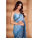 Picture of Appealing Georgette Light Steel Blue Saree