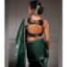 Picture of Exquisite Crepe & Silk Sea Green Saree