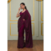 Picture of Splendid Crepe & Silk Brown Saree