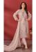 Picture of Pretty Organza Tan Straight Cut Salwar Kameez