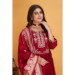 Picture of Enticing Silk Fire Brick Readymade Salwar Kameez