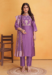 Picture of Shapely Silk Rosy Brown Readymade Salwar Kameez