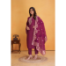 Picture of Statuesque Silk Brown Readymade Salwar Kameez