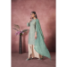 Picture of Excellent Silk Dark Sea Green Readymade Salwar Kameez